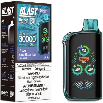 Blast Blue Razz Ice Vape 30000 Puffs – Icy Blue Raspberry Disposable Vape