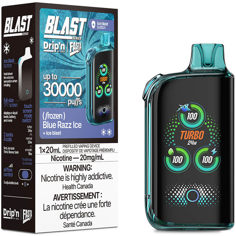 Blast Blue Razz Ice Vape 30000 Puffs – Icy Blue Raspberry Disposable Vape