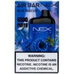 Blue Razz Ice Vape Air Bar Nex disposable vape device with icy blue raspberry flavor