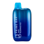 Prime Bar 8000 Icy Blue Razz disposable vape – blue razz ice flavor