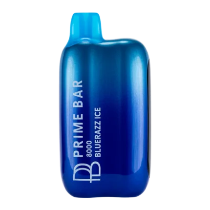 Prime Bar 8000 Icy Blue Razz disposable vape – blue razz ice flavor
