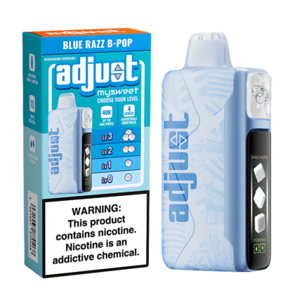 Blue Razz B-Pop Adjust MySweet 40K Puffs – blue razz ice vape disposable device