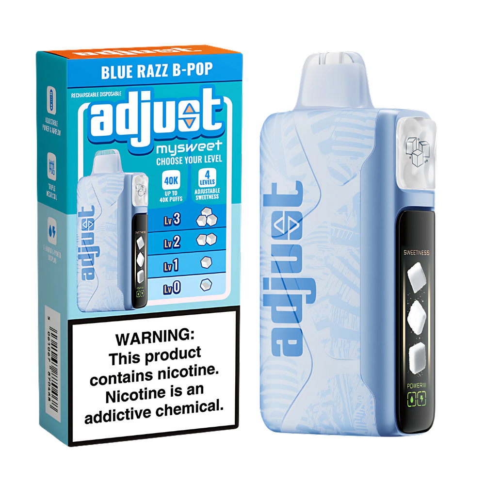 Blue Razz B-Pop Adjust MySweet 40K Puffs | Best Blue Razz Vape Blue Razz B-Pop Adjust MySweet 40K Puffs – blue razz ice vape disposable device