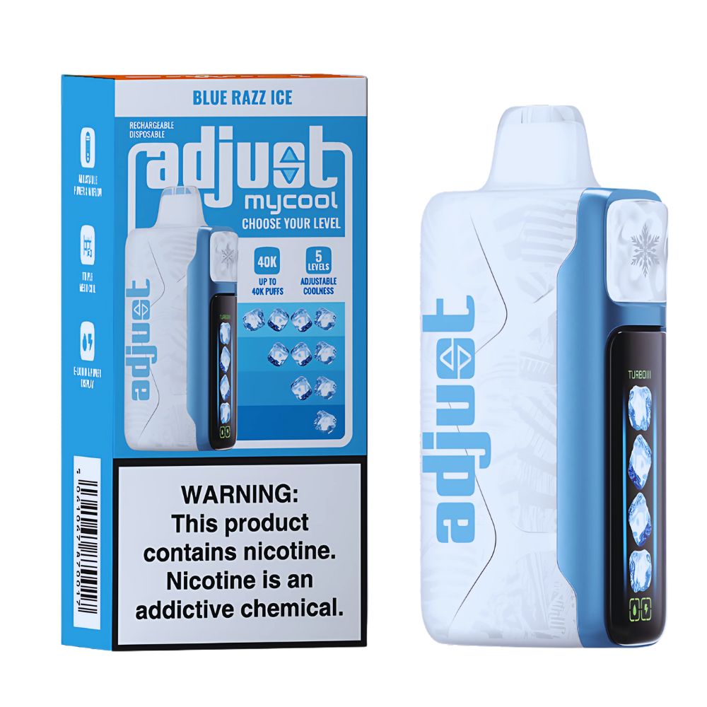 Buy Blue Razz Ice Adjust MyCool 40K Puffs Online – Best Price & Fast Delivery Blue Razz Ice Adjust MyCool 40K Puffs Disposable Vape — Buy Online