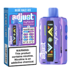 Blue Razz Ice Adjust MyFlavor 40K Puffs disposable vape device