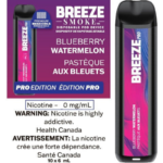 Breeze Pro Blueberry Watermelon Zero Nic Disposable Vape Stick