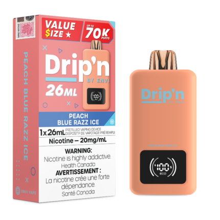 Drip'n 70k Value Series Disposable Vape - Peach Blue Razz Ice