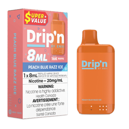 Drip'n 8mL - Peach Blue Razz Ice