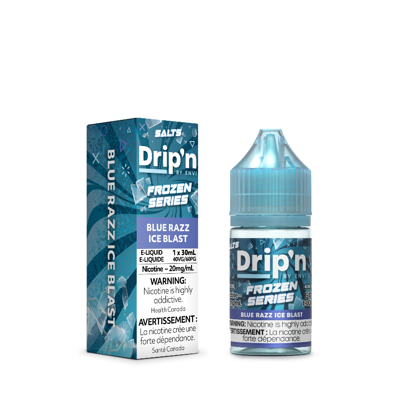 Drip'n Frozen Series Nicotine Salt 30mL - Blue Razz Ice Drip'n Frozen Series Nicotine Salt 30mL - Blue Razz Ice