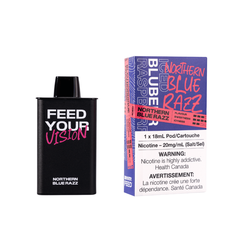 Feed Northern Blue Razz Disposable Pod (9000 Puffs) Feed Northern Blue Razz Disposable Pod (9000 Puffs)
