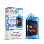 Kraze HD Mega Blue Razz Ice (20K Puffs) Disposable Vape