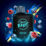 Level X G2 Boost Flavour Beast Pods - Super Sour Blue Razz Iced, 25k Puffs