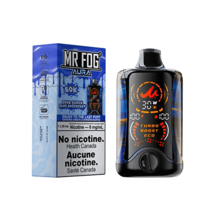 Mr Fog AURA 60K Zero Nic - Sour Shock Blue Raspberry