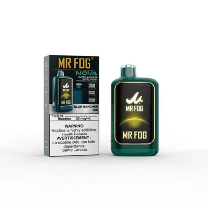 Mr Fog Nova Blue Rancher Ice 36K Disposable Vape