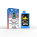 Mr Fog Nova Nicotine Free Blue Razz Steezy Peach Ice 36K Disposable Vape