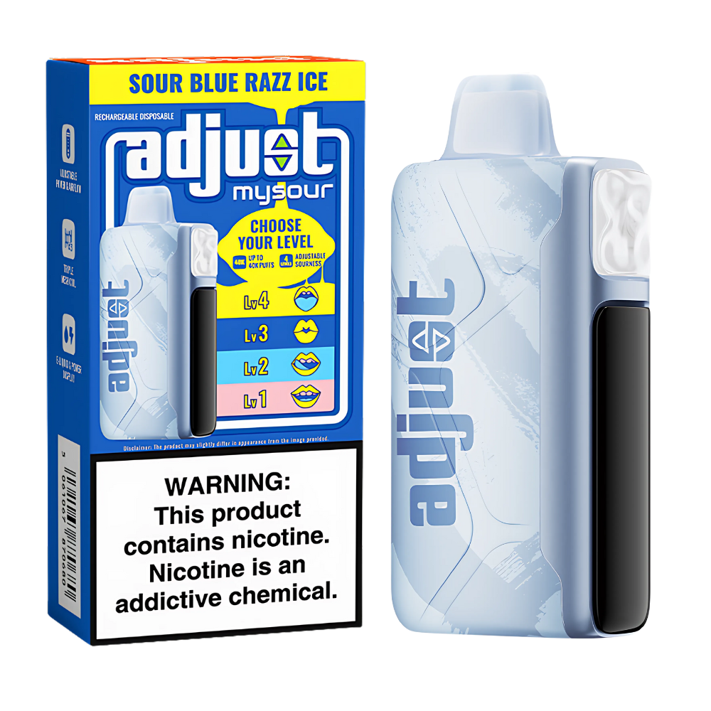 Sour Blue Razz Ice Adjust MySour 40K Puffs | Blue Razz Ice Vape Sour Blue Razz Ice Adjust MySour 40K Puffs – blue razz ice vape disposable device