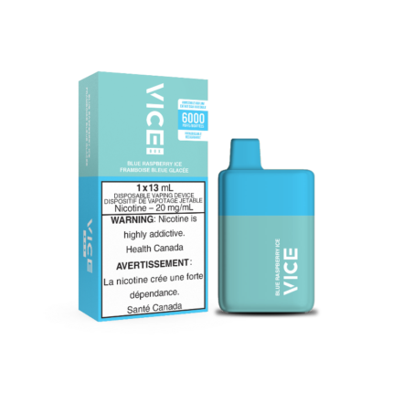 Vice Box Blue Raspberry Ice Disposable Vape Rechargable (6000 Puff)